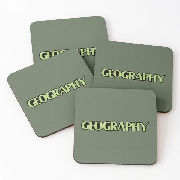 Item preview, Geography - Light Green Bold Text designed and sold by Chubuter.