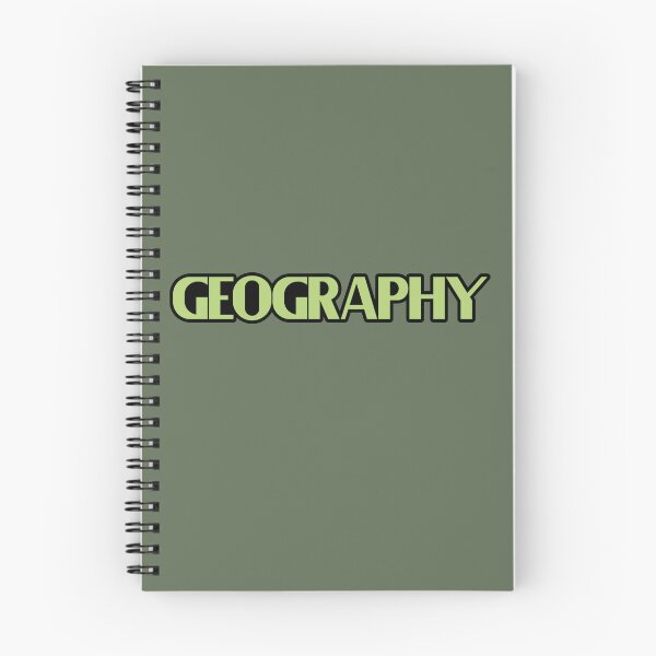 Item preview, Geography - Light Green Bold Text designed and sold by Chubuter.
