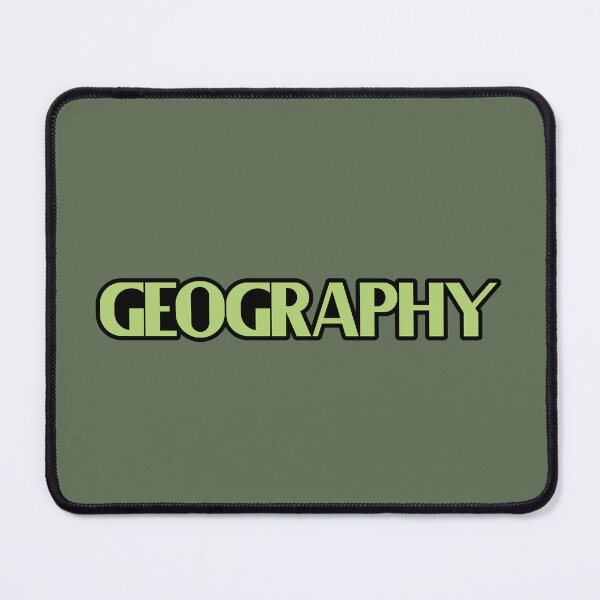 Item preview, Geography - Light Green Bold Text designed and sold by Chubuter.