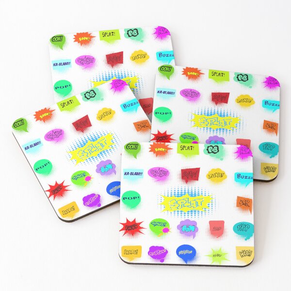 Item preview, Colorful Comic Speech Bubbles designed and sold by risingrocket.