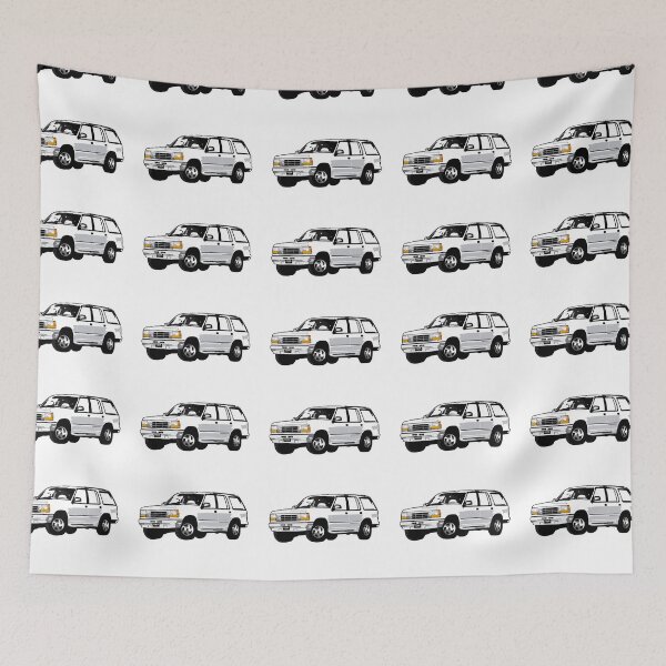 Item preview, White 90s FE SUV designed and sold by CoolRide.