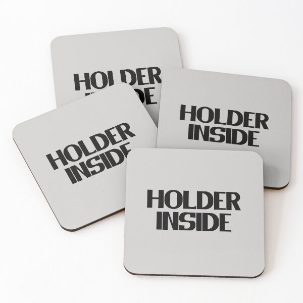 Item preview, Holder Inside - Bold Black Text designed and sold by Chubuter.