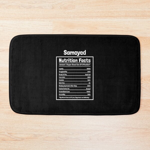 Item preview, Samoyed Nutrition Facts Funny Dog Gift designed and sold by Guarddogdrive.