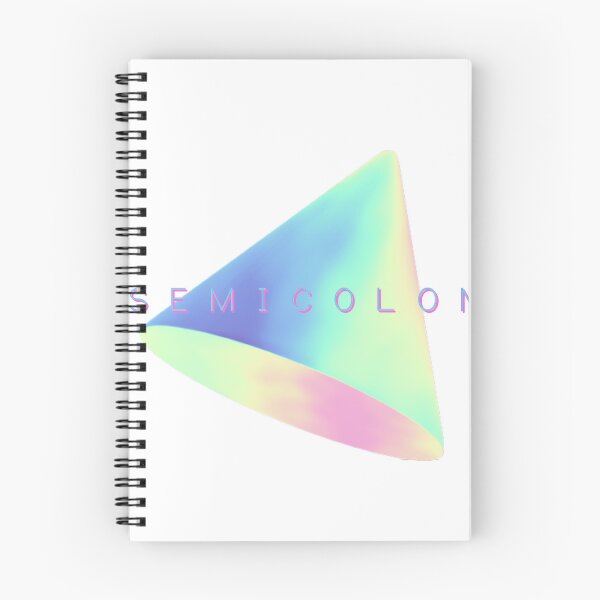 Item preview, Semicolon Pastel Retro Tee Shirt Design designed and sold by kosmicwaffle.
