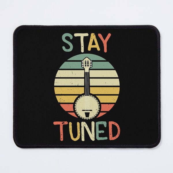 Item preview, Stay Tuned Retro Vintage Banjo Music Instrument Gift designed and sold by haselshirt.