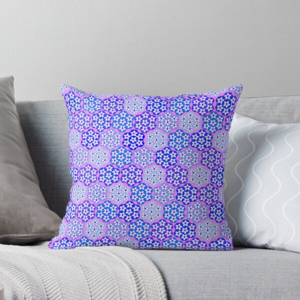 Item preview, Blue Melliflowery Packed on Pink Repeat 5748 designed and sold by Art in My Loft.