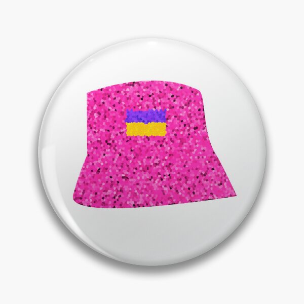Artikelvorschau, Ukraine Eurovision Pink Hat Sticker Kalush Orchestra Ukrainische Flagge entworfen und verkauft von Ankerd.