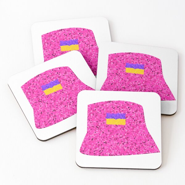 Item preview, Etiqueta engomada del sombrero rosa de Eurovisión de Ucrania Orquesta Kalush Bandera ucraniana designed and sold by Ankerd.