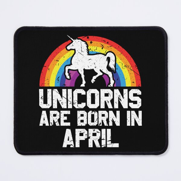 Item preview, Unicorns Are Born In April Shirt Birthday Month Gift Tee designed and sold by haselshirt.