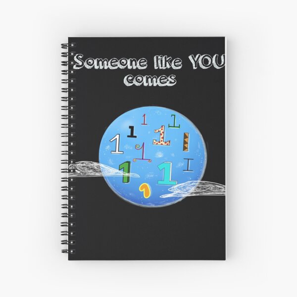 Ones in a Blue Moon Spiral Notebook