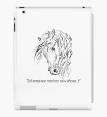 Did Someone Mention New Shoes? iPad Case/Skin