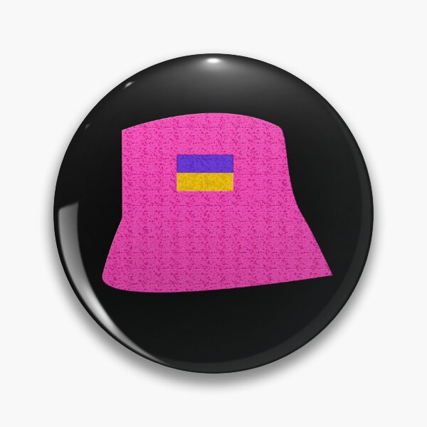 Artikelvorschau, Kalush Orchestra Ukraine Eurovision Pink Hat Aufkleber Textur entworfen und verkauft von Ankerd.