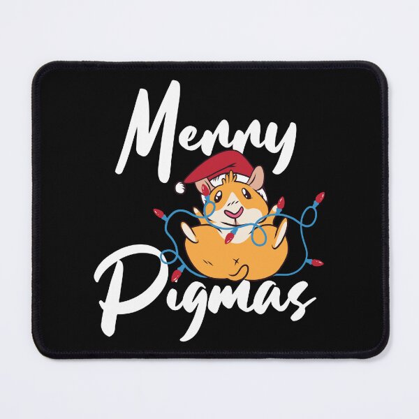 Item preview, Merry Pigmas Santa Hat Guinea Pig Rodent Xmas Gift designed and sold by haselshirt.