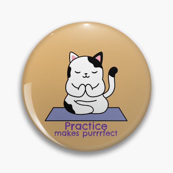 Item preview, Practice Makes Purrfect-Cat Mood designed and sold by DiensDesign.