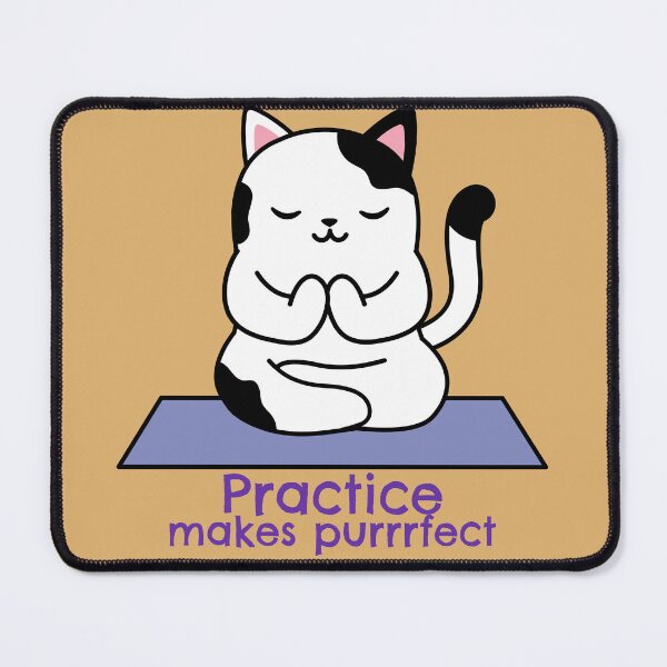 Item preview, Practice Makes Purrfect-Cat Mood designed and sold by DiensDesign.