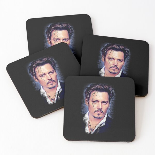 Item preview, Johnny Depp Wallpaper Art Painting designed and sold by Wrestee.