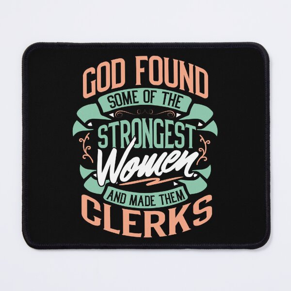 Item preview, Strong Woman Clerks Profession Gift Idea designed and sold by haselshirt.