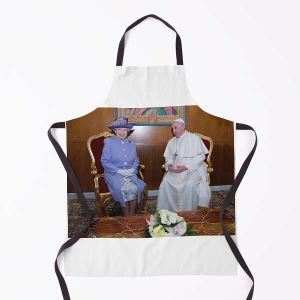 Item preview, Her Majesty Queen Elizabeth II and His Holiness Pope Francis Vatican - Pro Photo designed and sold by Picturestation.