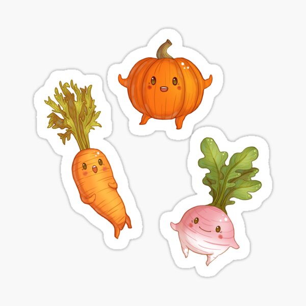 Legumes mignons Sticker