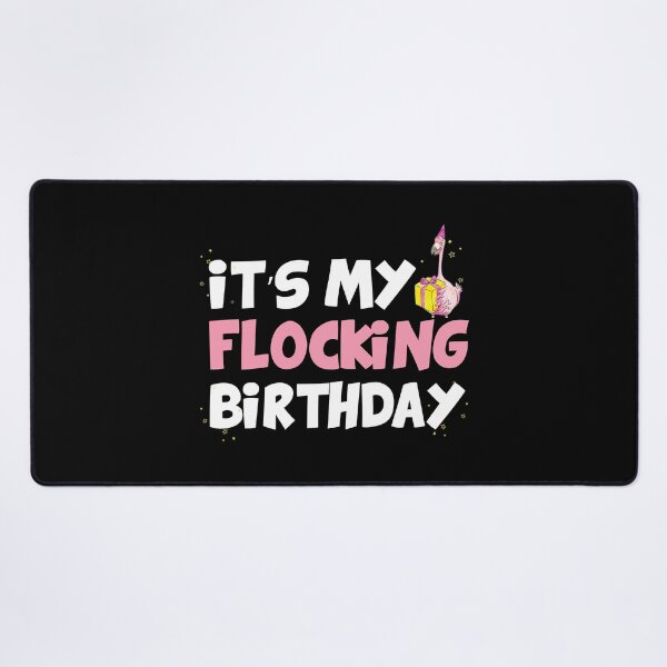 Item preview, It's My Flocking Birthday Flamingo Theme Gift designed and sold by haselshirt.