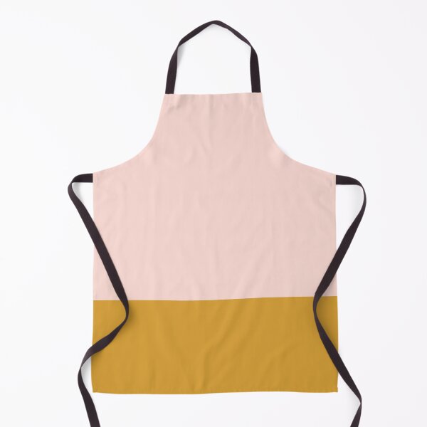 Item preview, Minimalist Color Block Solid in Mustard Gold and Blush Pink designed and sold by kierkegaard.