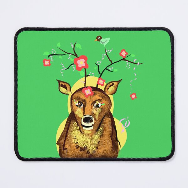 Item preview, Floral colorful antlers of spring stag designed and sold by Dilyana Rumenova - Shantabella.