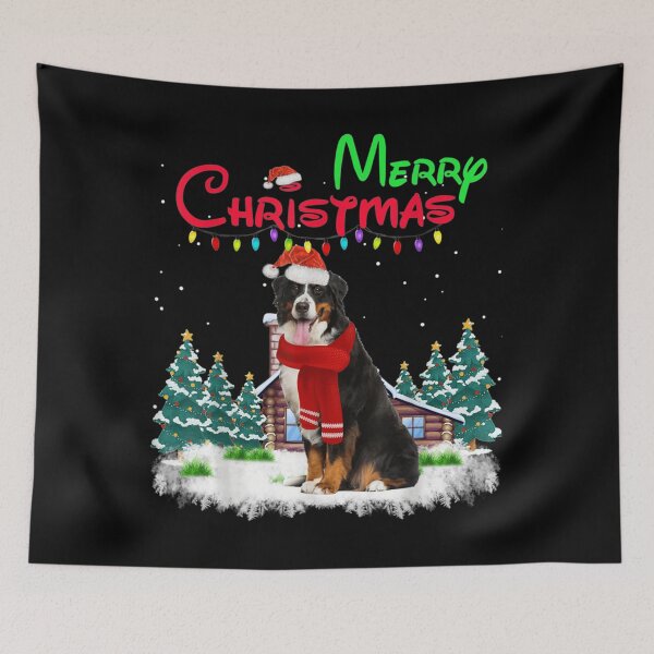 Item preview, Dog Bernese Mountain Light Christmas Tree Xmas Long Sleeve  designed and sold by zodywiensqh.