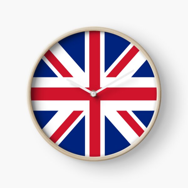 United Kingdom National Flag Union Jack Great Britain Clock
