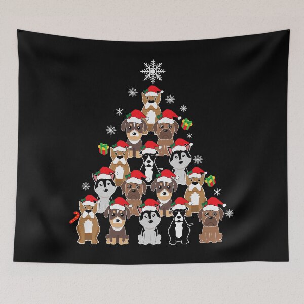 Item preview, Dog Christmas Tree Funny Christmas Classic  designed and sold by zodywiensqh.