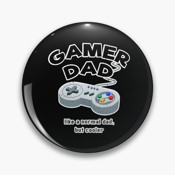 Item preview, Gamer Dad: Like a normal dad, but cooler designed and sold by Happy Puppy Print On Demand.