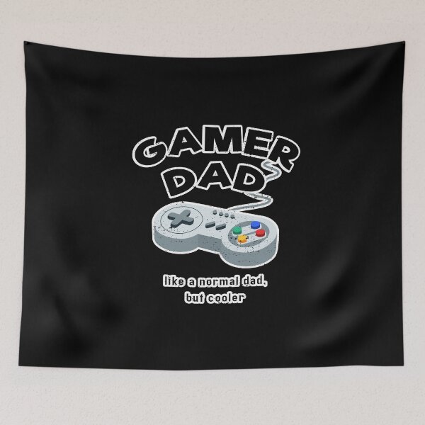 Item preview, Gamer Dad: Like a normal dad, but cooler designed and sold by Happy Puppy Print On Demand.