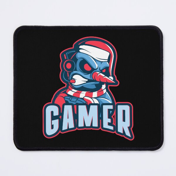 Item preview, Gamer with Aggressive Snowman designed and sold by PRIVARSHU.