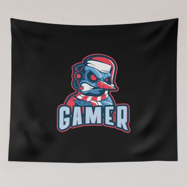 Item preview, Gamer with Aggressive Snowman designed and sold by PRIVARSHU.