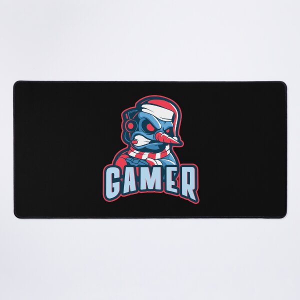 Item preview, Gamer with Aggressive Snowman designed and sold by PRIVARSHU.