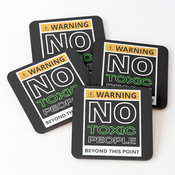 Item preview, NO TOXIC PEOPLE BEYOND THIS POINT 4 designed and sold by KingsManKind.