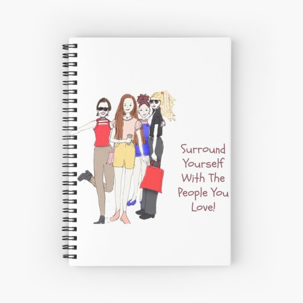 Surround Yourself Spiral Notebook