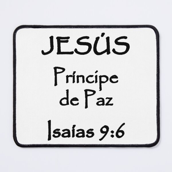 Item preview, Isaiah 9:6 Jesus Prince of Peace Spanish Bible Verse designed and sold by NombresDeJesus.