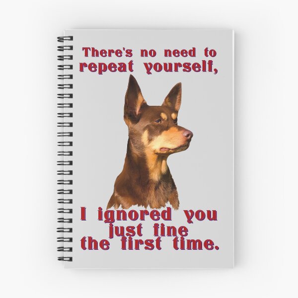 Artikelvorschau, Australian Kelpie – keine Notwendigkeit, sich zu wiederholen entworfen und verkauft von Kestrelle.