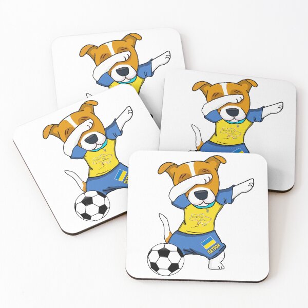 Item preview, Dabbing Ukrainian Patron Dog Hero - Football Team Player designed and sold by Aide.