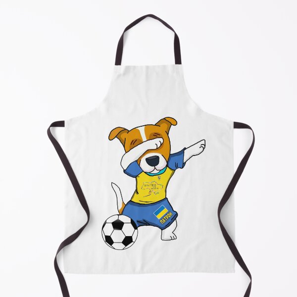 Item preview, Dabbing Ukrainian Patron Dog Hero - Football Team Player designed and sold by Aide.