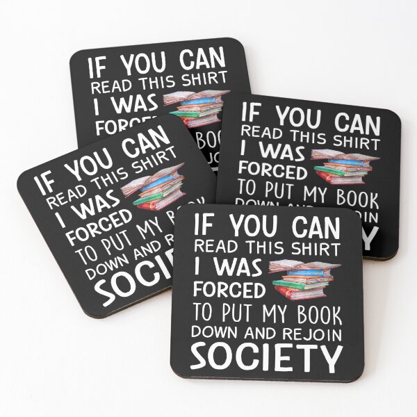 Item preview, If You Can Read This Shirt I Was Forced To Put My Book Down designed and sold by SunsetGloww.
