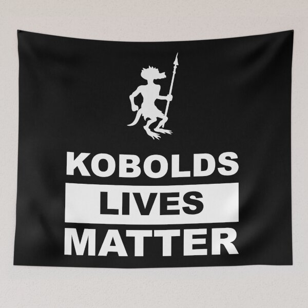Item preview, Kobolds Lives Matter - Kobold edition designed and sold by DigitalCleo.