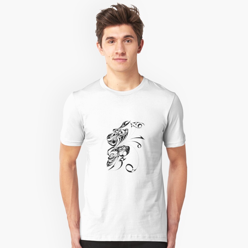 Scary Monster doodle Tee Slim Fit T-Shirt