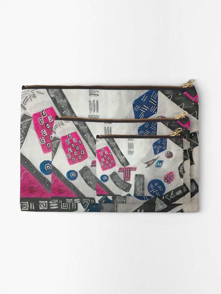 Thumbnail 2 of 4, Zipper Pouch, Titanium designed and sold by Cyborwhat.