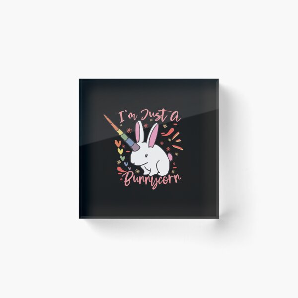 Item preview, I'm Just A Bunnycorn Cute Animal Rabbit Unicorn Lover designed and sold by TeesSHop01.