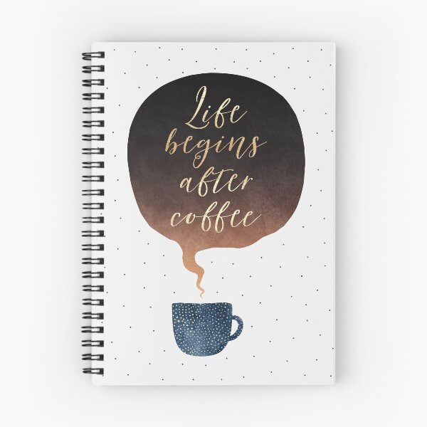 Item preview, Life Begins After Coffee designed and sold by Elisabeth Fredriksson.