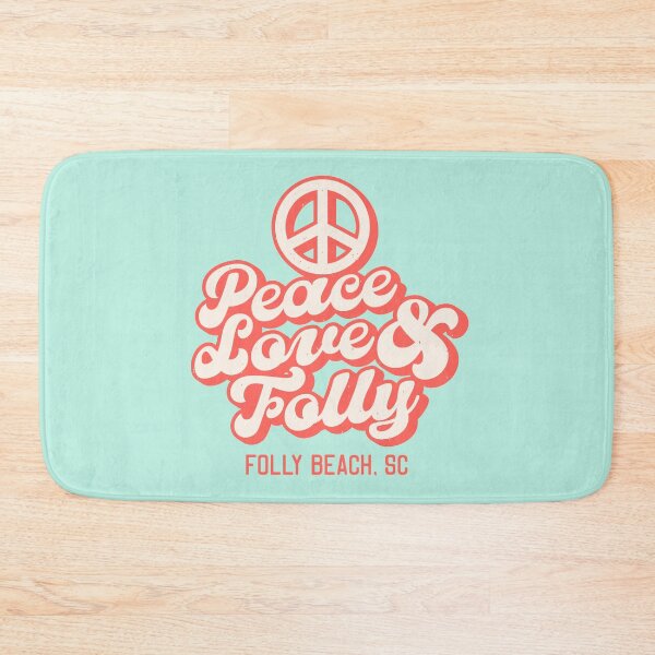 Item preview, Peace Love and Folly - Folly Beach South Carolina SC Tourist Souvenir  designed and sold by carolinafound.
