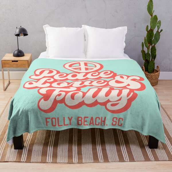 Item preview, Peace Love and Folly - Folly Beach South Carolina SC Tourist Souvenir designed and sold by carolinafound.