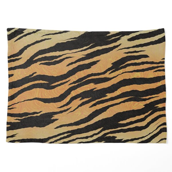 Tiger Animal Print Stripes Africa Safari  Pet Blanket