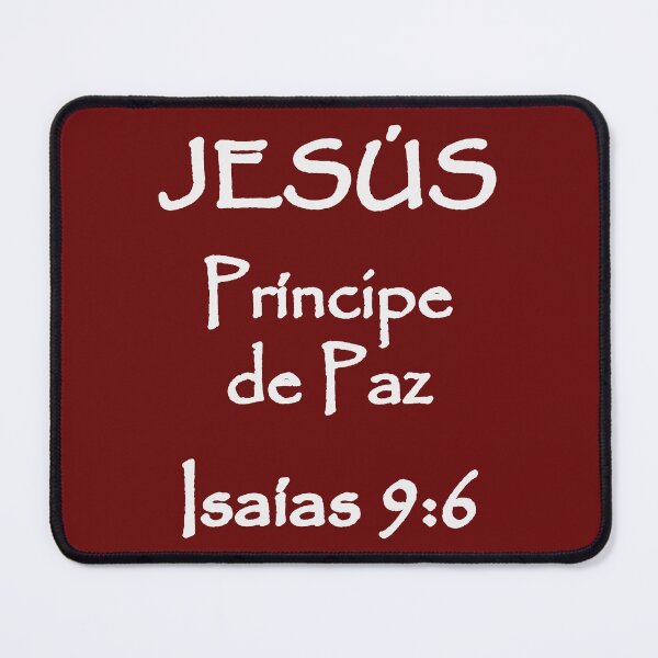 Item preview, Isaiah 9:6 Jesus Prince of Peace Spanish Bible Verse designed and sold by NombresDeJesus.